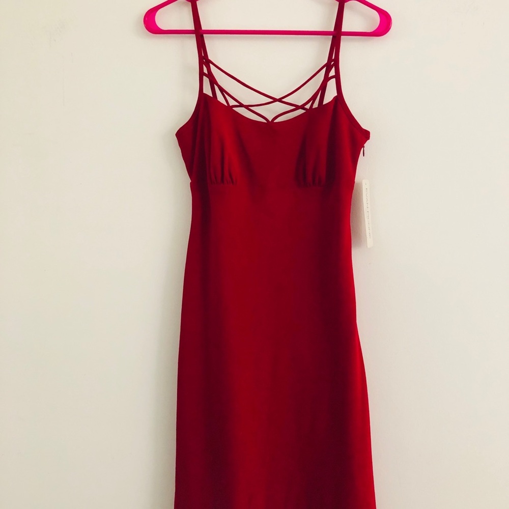 Evan Picone Red Evening Dress 4